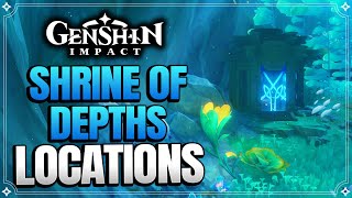 All Fontaine Hydro Shrine Of Depths Locations Part 2  How to get Keys 【Genshin Impact】 [upl. by Giliane]