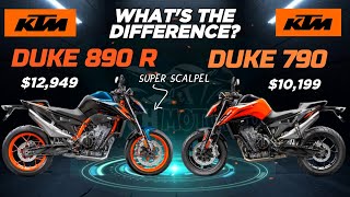 KTM Duke 890 R 🆚️ KTM Duke 790  Full Specs Comparison  Whats the difference [upl. by Creighton]