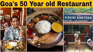 Must Try Goan Fish Thali in Panjim  Goa’s Famous 50 year old Restaurant  Findingindia [upl. by Whiteley]