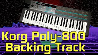 Korg Poly800 Backing Track [upl. by Selegna]