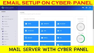 Free Own Email Server  Quick Setup with CyberPanel  How To Setup Mail Server With CyberPanel [upl. by Notsniw]