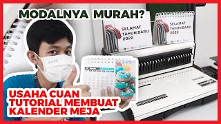 Cara Membuat Kalender Meja Cuma Hitungan Menit Jadi Mudah dan Cepat [upl. by Vrablik114]