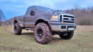 FORD F250 Super Duty 60 Diesel Power Stroke MUD OFF Road [upl. by Bradeord424]