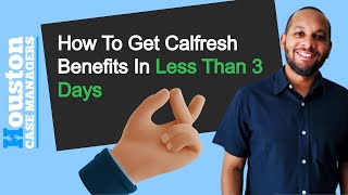 Emergency Food Stamps California How To Get Calfresh Benefits In Less Than 3 Days [upl. by Boar]