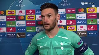 quotI want to stay positivequot Hugo Lloris speaks after MOTM display in loss to RB Leipzig [upl. by Emmerie]