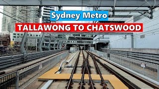 SYDNEY METRO Tallawong To Chatswood Full Ride  Sydney Australia [upl. by Mellie126]