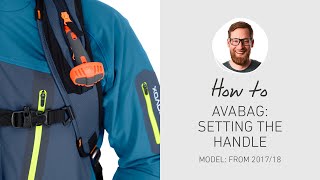 AVABAG OPERATING INSTRUCTIONS Setting the handle correctly Model From 201718 [upl. by Yttel936]