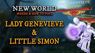 Where amp how to find Lady Genevieve amp Little Simon in New World [upl. by Arahc]