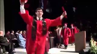 Graduation Back Flip FAIL Davenport University Student Attempts BackFlip [upl. by Namrak470]