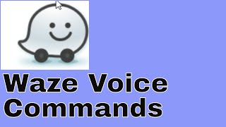 Waze voice commands  ok waze [upl. by Eirrod]