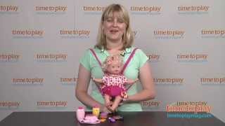 Little Mommy Laugh amp Love Baby from Mattel [upl. by Yarb]