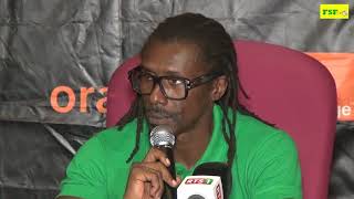 Aliou CISSE Coach du Sénégal quotJ ai vu des joueurs motivés prêts pour demainquot [upl. by Ten]