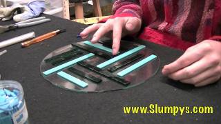 Slumpys Bits and Strips Warm Glass Project [upl. by Astrahan]