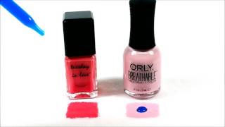 Tuesday in Love vs Orly halal nail polish halalnailpolish nailpolish halalcosmetics [upl. by Annaear]