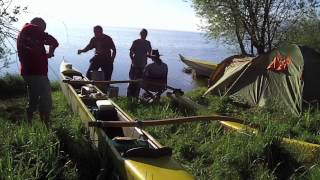 Outrigger Canoes am Lipnosee CZ [upl. by Todd]