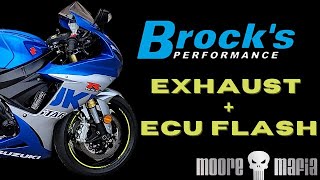 2021 GSXR 750 gets Full Brocks Performance Exhaust and ECU FLASH MUST HAVE MODS [upl. by Tade]