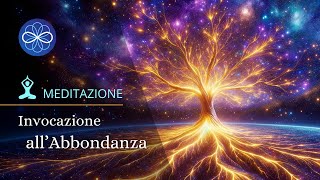 Meditazione guidata abbondanza e legge di attrazione  Invocazione allabbondanza [upl. by Ydarb]