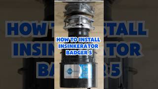 How to install InSinkErator Badger 5 Garbage Disposal diy [upl. by Atteuqnas164]