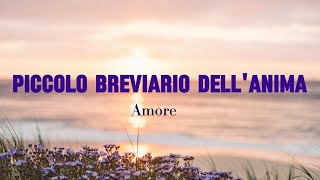 Piccolo breviario dellanima  Amore [upl. by Trebron914]