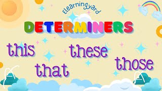 Demonstrative Determiners This That These and Those [upl. by Aneela85]