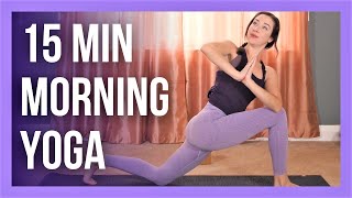 15 min Morning Yoga Practice  FULL BODY Sunrise Yoga Flow [upl. by Occer]