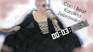 Getting Dressed in 1775 SPEED RUN 100  Can I Beat Karolina Zebrowska [upl. by Neerac938]