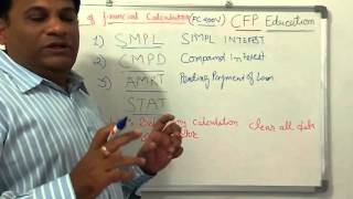 CFP  Use of Financial Calculator part 1 [upl. by Scevour909]