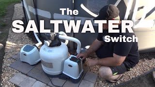 INTEX SALTWATER SYSTEM with ECO  Saltwater Pool System Set Up for Above ground saltwater pools [upl. by Klina]