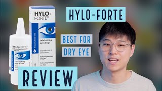 HYLOFORTE EYE DROP REVIEW not sponsored  Best eye drop  artificial tears for dry eye [upl. by Anirtak]