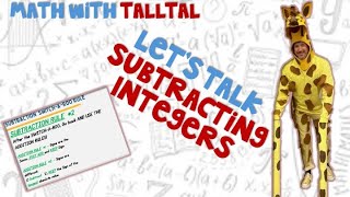 Subtracting Integers  Math with TallTal [upl. by Stone747]