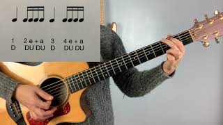 Rhythm Workout 3 Sixteenth Note Strumming Basics for Guitar [upl. by Doe]