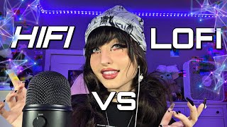 HIFI VS LOFI ASMR  Fast amp Aggressive Triggers [upl. by Helbonia]