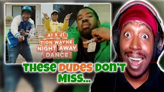 American Reacts To A1 x J1  Night Away Dance ft Tion Wayne Official Video [upl. by Ainitsirk]