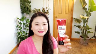 Review of SOME BY MI Snail Truecica Miracle Repair Starter kit  Korean Skincare 🐌💦 [upl. by Audra]