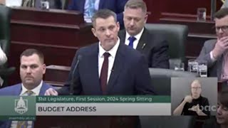 Alberta finance minister presents 2024 budget – February 29 2024 [upl. by Geddes]