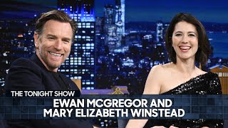 Ewan McGregor and Mary Elizabeth Winstead talk Star Wars Meeting Grogu and A Gentleman in Moscow [upl. by Abe617]