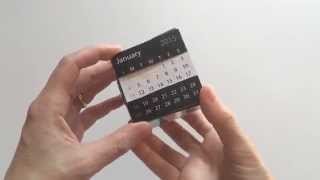 Desktop calendar puzzle cube [upl. by Kronick234]