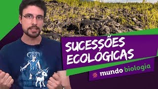 🌱 Ecologia 67 Sucessão Ecológica  Biologia  ENEM [upl. by Marentic]