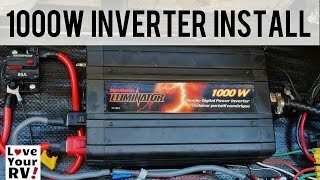 My 1000 Watt Inverter Installation Explained [upl. by Puff920]