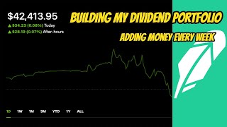 Building My Dividend Portfolio with Weekly Deposits [upl. by Tabbatha]