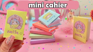 DIY MINI CAHIER MIGNONINCROYABLES IDÉES DARTISANAT EN PAPIERASTUCES POUR LA RENTRÉE DE CLASSES [upl. by Michaella886]