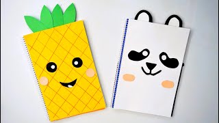 How to Make DIY Notebook Cover Back to school 2024 Make DIY Covers [upl. by Eniksre]