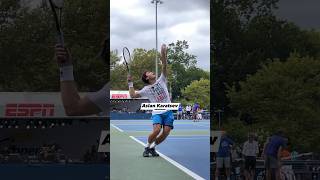 Aslan Karatsev serve slowmotion 🚀 🎾 [upl. by Letisha]