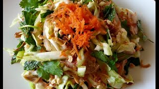 How to make Vietnamese Chicken Cabbage Salad  Goi Ga [upl. by Regan]