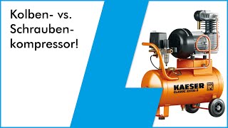 Kolbenkompressoren vs Schraubenkompressoren – Welcher ist der Richtige für Ihren Betrieb [upl. by Jonny3]