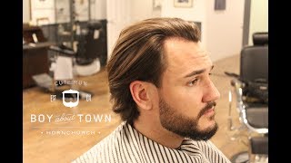 MENS LONG HAIR TUTORIAL  HD  step by step  how to style long hair [upl. by Airemat]