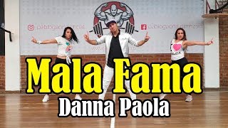 Mala Fama  Danna Paola  Choreography  Zumba  Carlos Safary [upl. by Katleen]