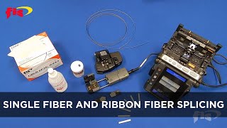 Single Fiber and Ribbon Fiber Splicing [upl. by Ferris]