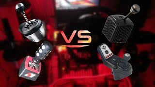 Battle Of The Shifters Logitech G27 vs SHH Shifter vs Thrustmaster TH8A vs Fanatec SQ V15 [upl. by Royall]