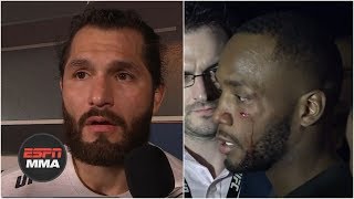 Jorge Masvidal Leon Edwards involved in backstage fight  ESPN MMA [upl. by Aninaj]